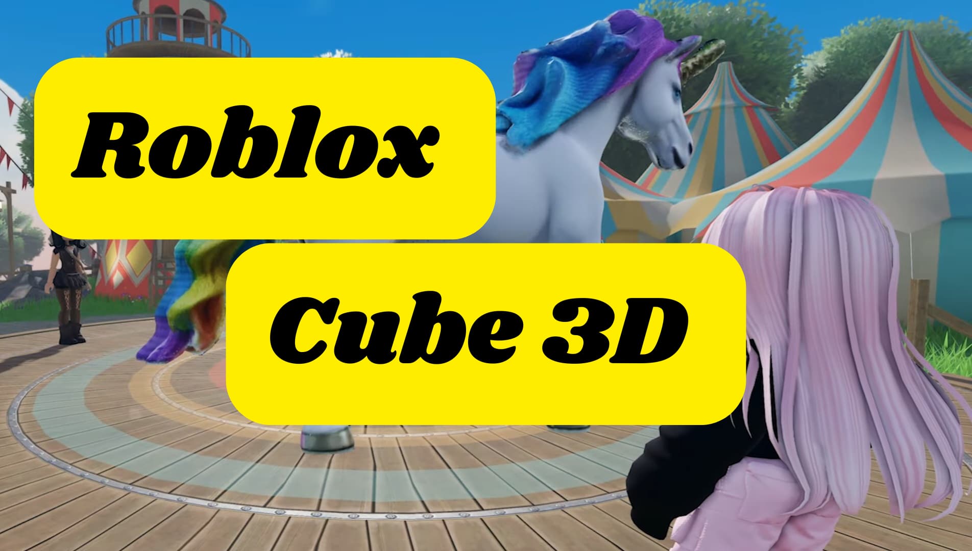 Roblox Cube 3D: تصميم أشياء ثلاثية الأبعاد بالذكاء الاصطناعي